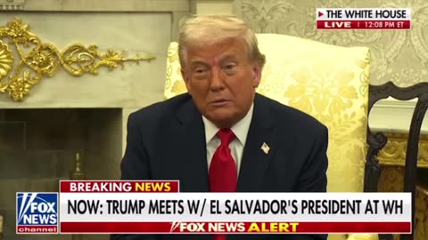 Full Trump oval office meeting with El Salvador president