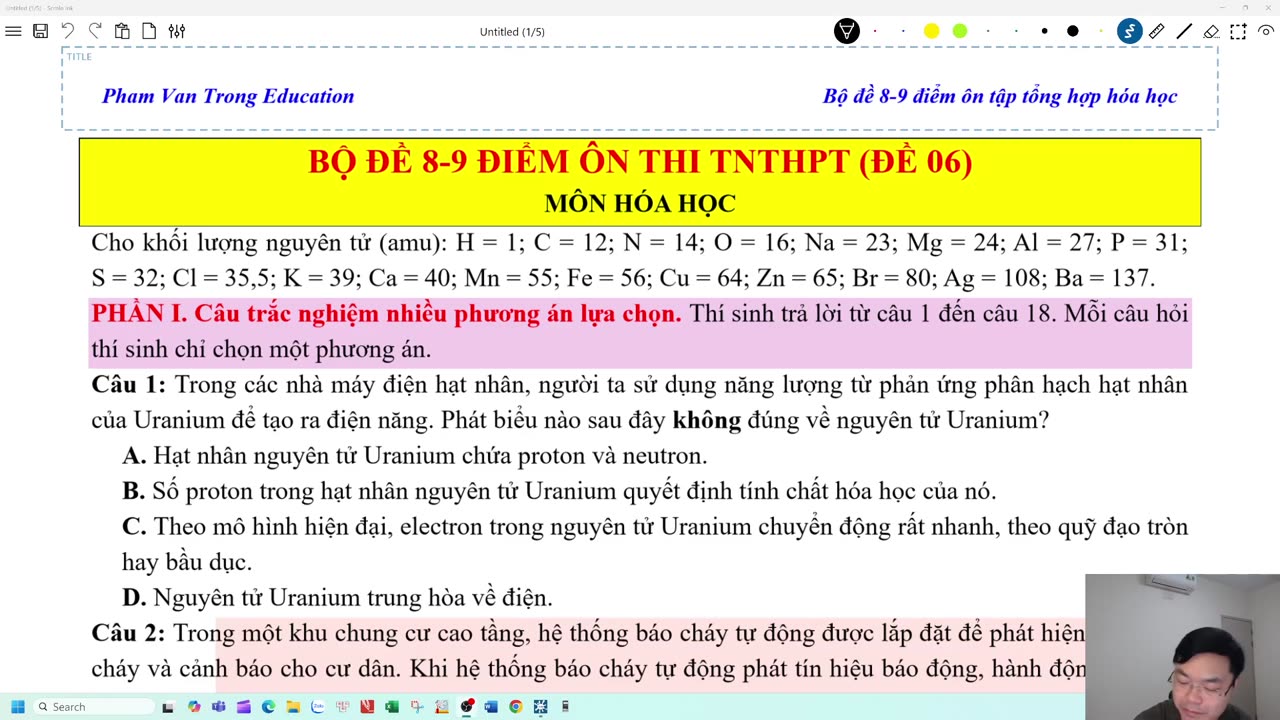 "VIDEO CHỮA ĐỀ 6-BỘ ĐỀ 8 ĐIỂM "