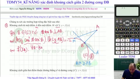 TDMC05 KC NGẮN NHẤT GIỮA HAI ĐƯỜNG CONG ĐB LIVE DẠY mp4
