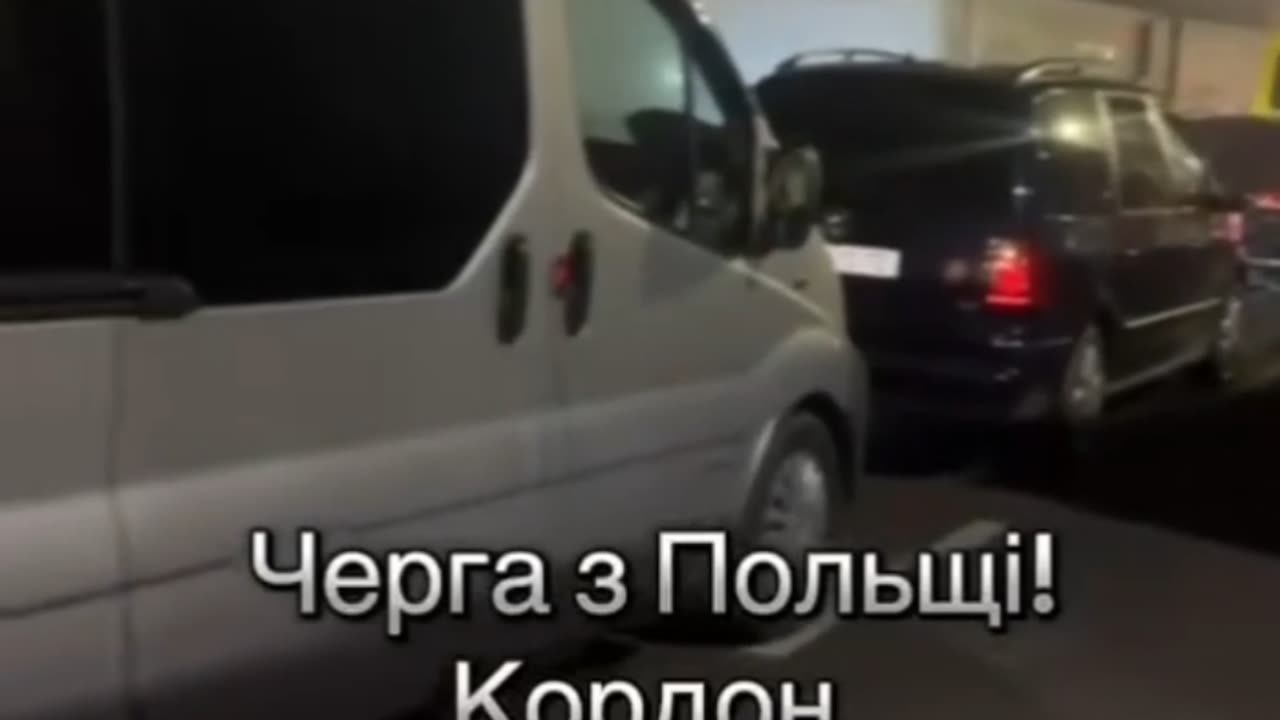 There's a collapse at the border between Ukraine and Poland