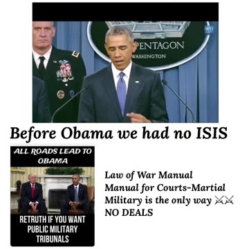 BEFORE OBAMA WE HAD NO ISIS