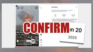 Fact Check: Video Does NOT Show Lightning Bolt During Explosion As US Bombed Iran Nuclear Plant
