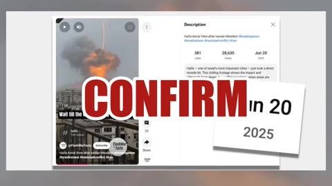 Fact Check: Video Does NOT Show Lightning Bolt During Explosion As US Bombed Iran Nuclear Plant