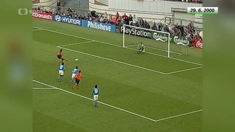 Itálie vs Nizozemsko - semifinále EURO 2000