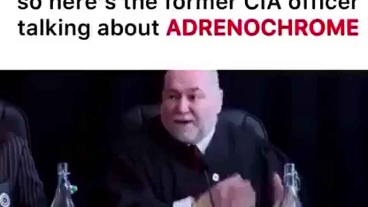 CIA officer Robert David Steele exposes the truth about Adrenochrome.
