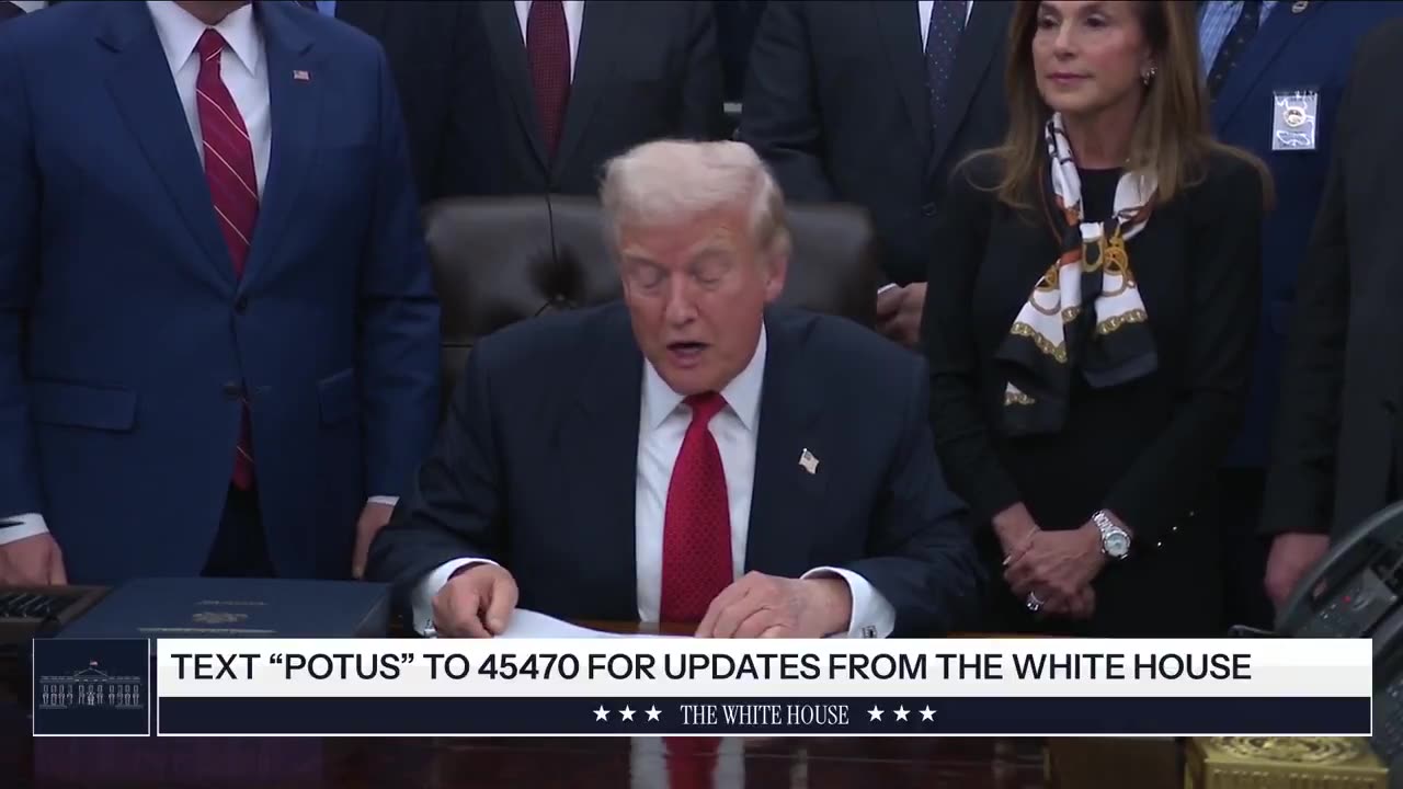 TRUMP: "Today, we’re sending a clear message that we will NEVER give in to extortion"