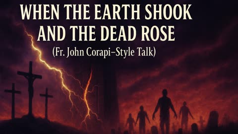When the Earth Shook & the Dead Rose: Signs of God’s Wrath at the Cross