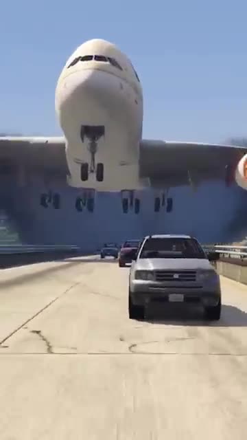 Airbus A380 Emergency Landing on Highway! ✈🔥 Shocking Scene!