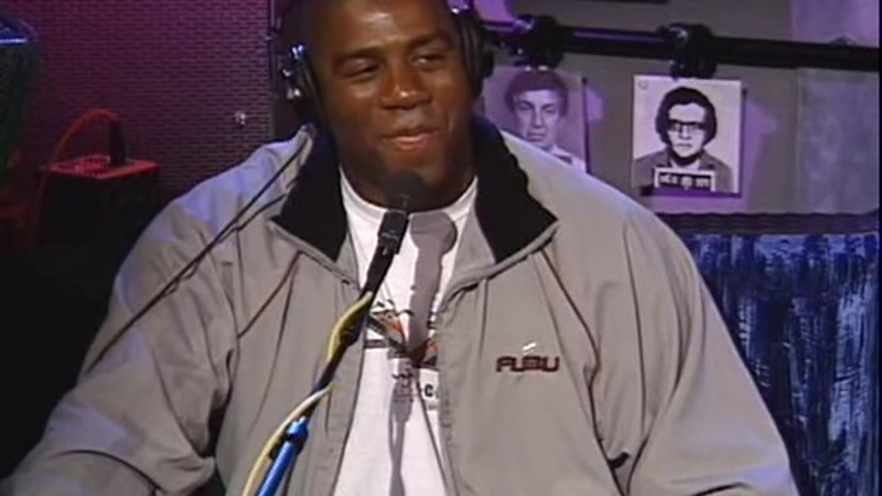 Magic Johnson & Gilbert Gottfried - 2001