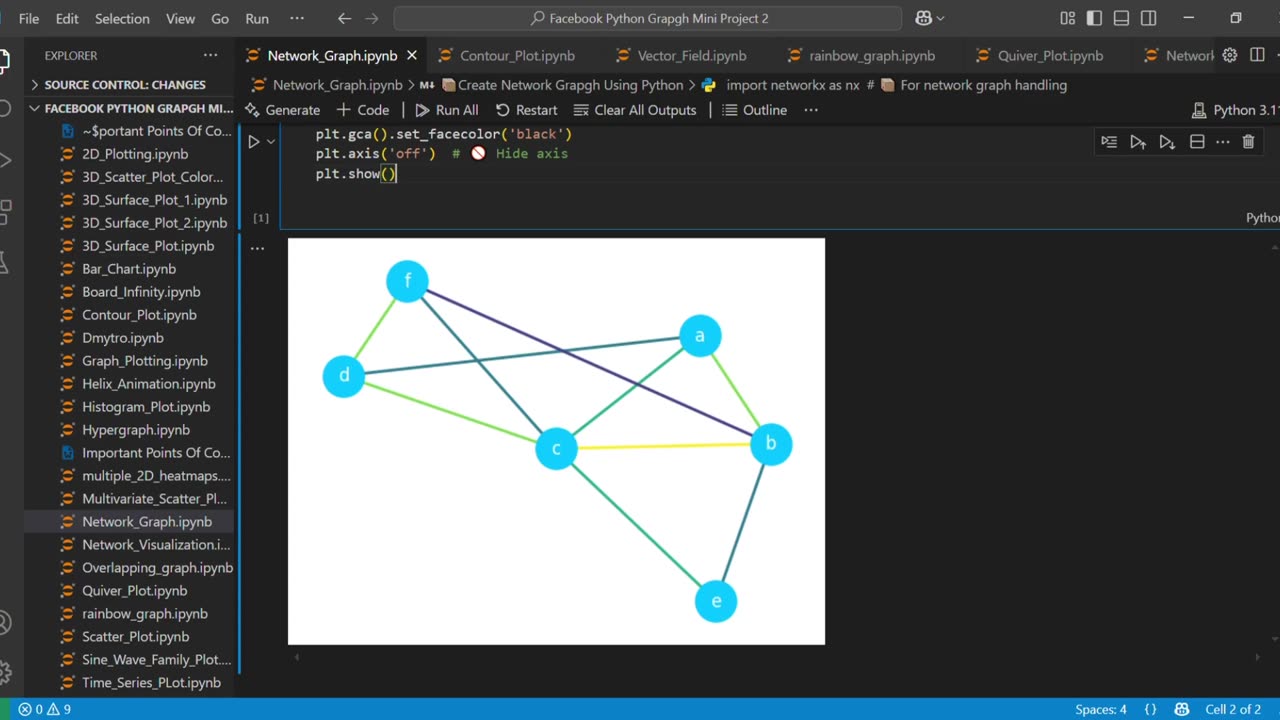 Create Dynamic Network Graphs with Python | Matplotlib Tutorial