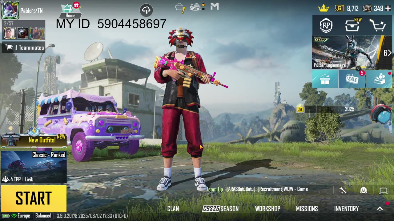 PUBG Mobile Global 🌍 | Squad Push + Viewers Match 💥