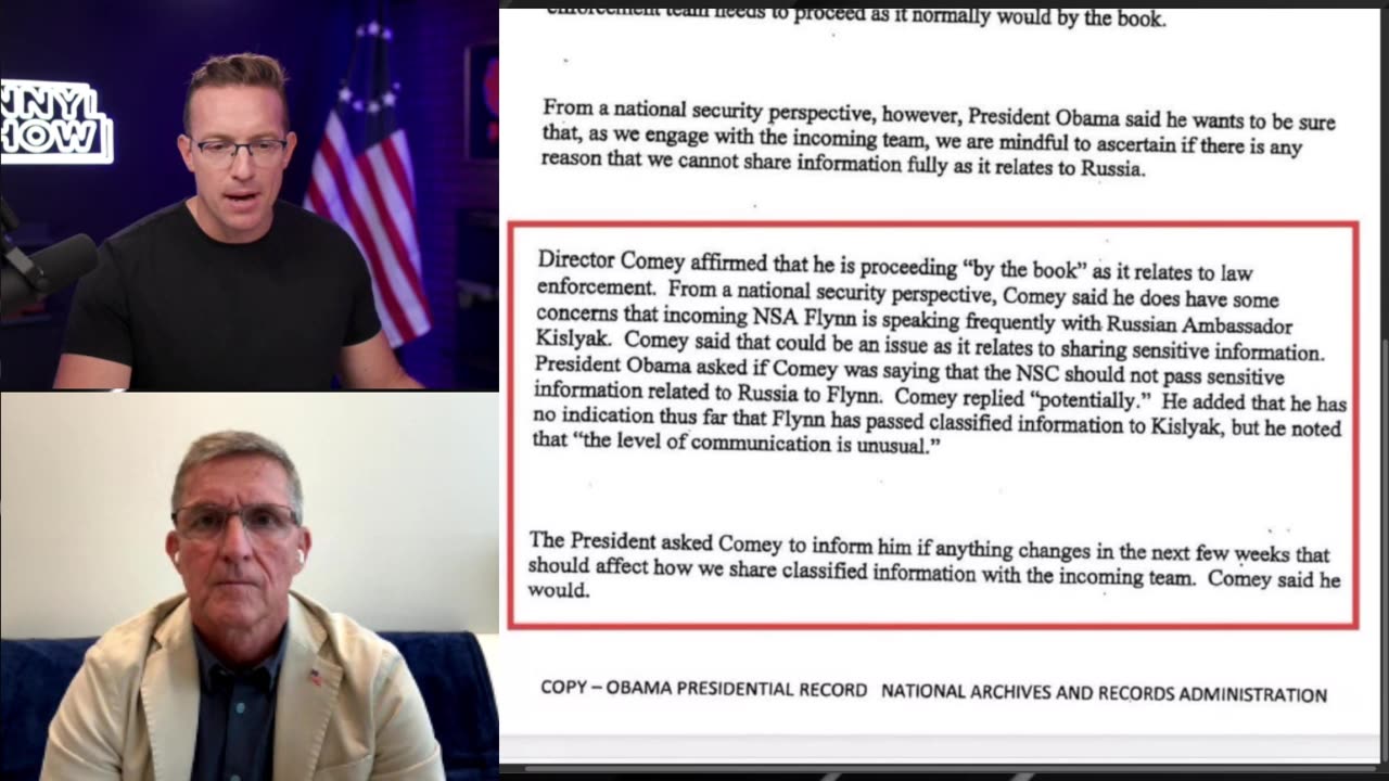 The Benny Johnson Show | General Flynn | ACCOUNTABILITY is REQUIRED