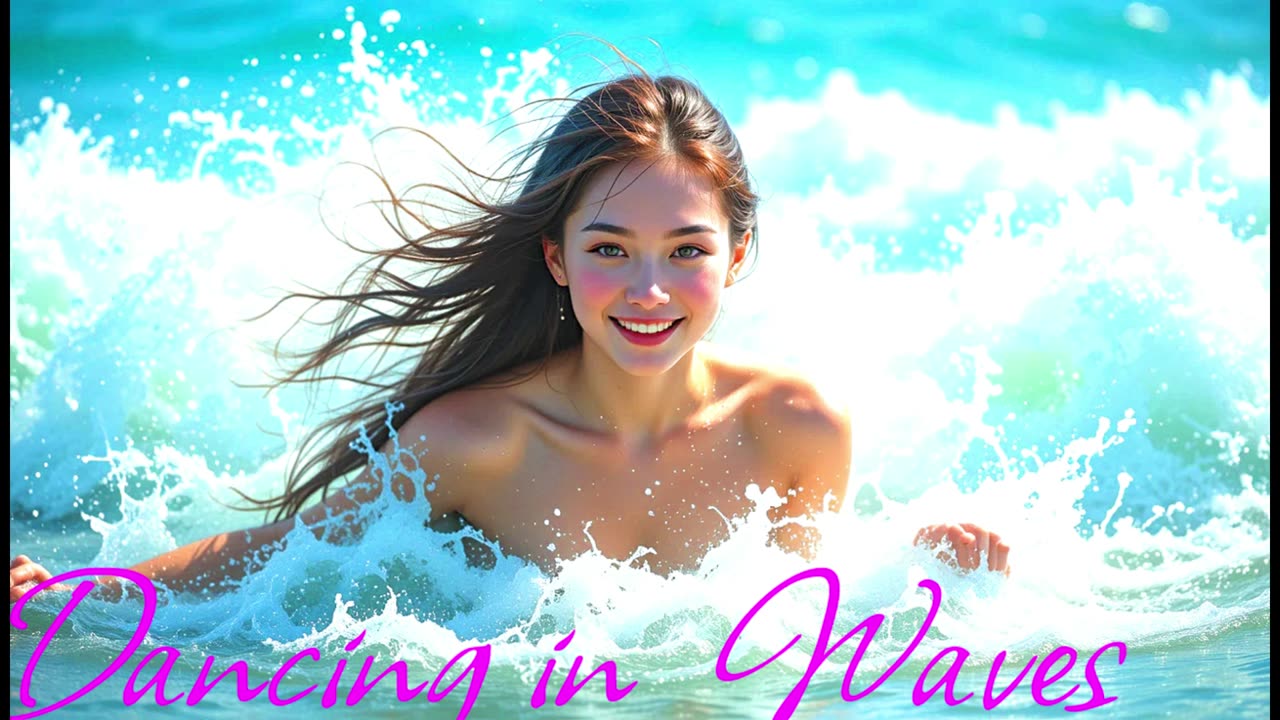 Electronic Music. Song Dancing in the Waves..