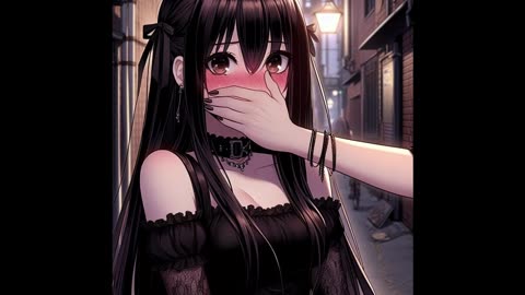 ASMR - Goth Girl Handgagged by Vampire [f4f] [handgag] [covering mouth]