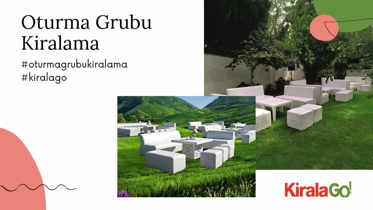 oturma grubu kiralama