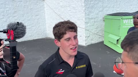 Nick Sanchez out of the care center, here's what he had to say.