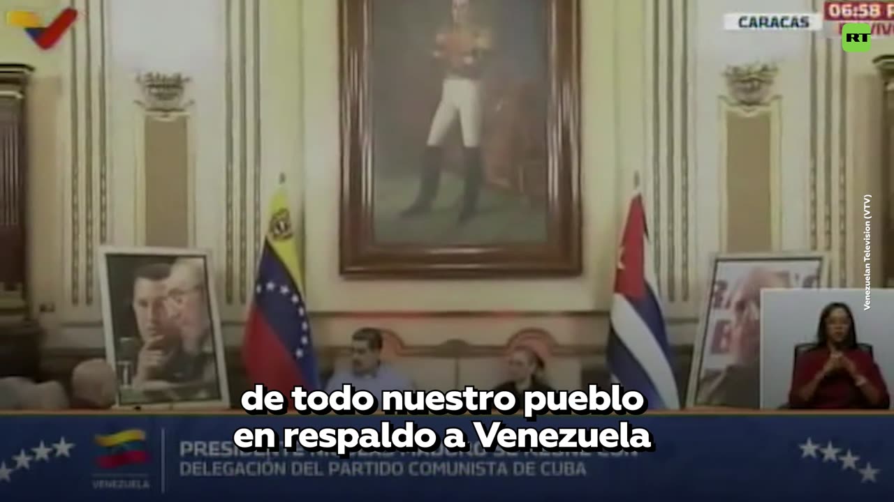 🇨🇺🤝🇻🇪Cuba reafirma su respaldo a Venezuela frente a tensiones con EE.UU.