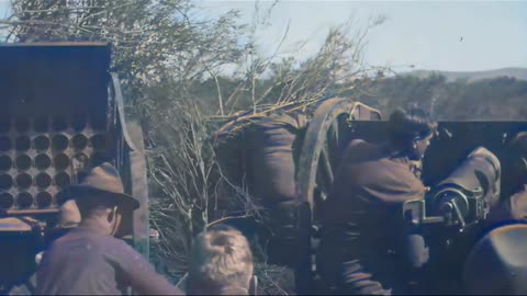 US Artillery Crew In Action 1918