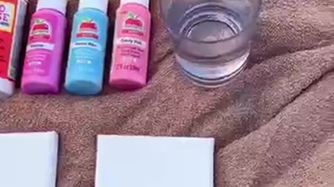Shocking: Trying the viral beach sand painting!! DIY beach art!