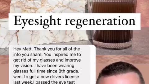 Eyesight Regeneration with Pearl powder. We are self regenerating beings.