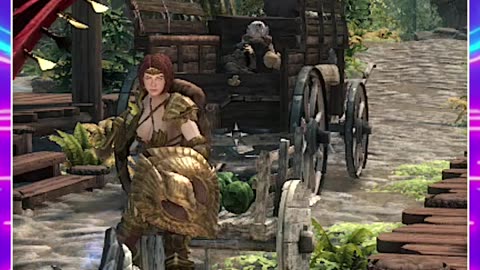Skyrim SE - A Carriage Passing By in Skyrim #gaming #skyrim #skyrimspecialedition