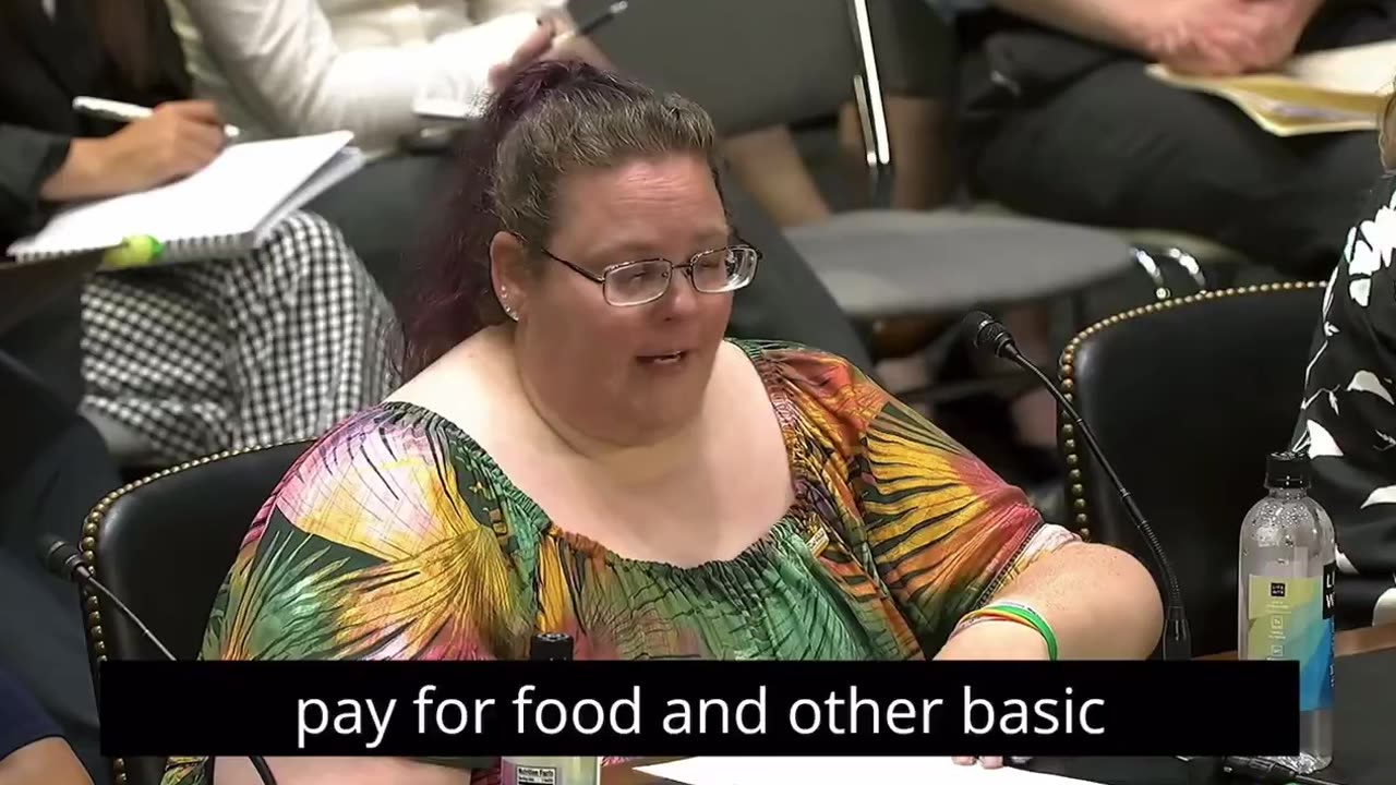 This is who Dems chose to speak about "not having enough food" if SNAP is cut
