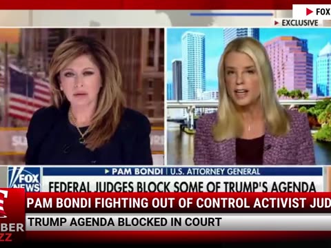 Pam Bondi Fighting Out Of Control Activist Judges
