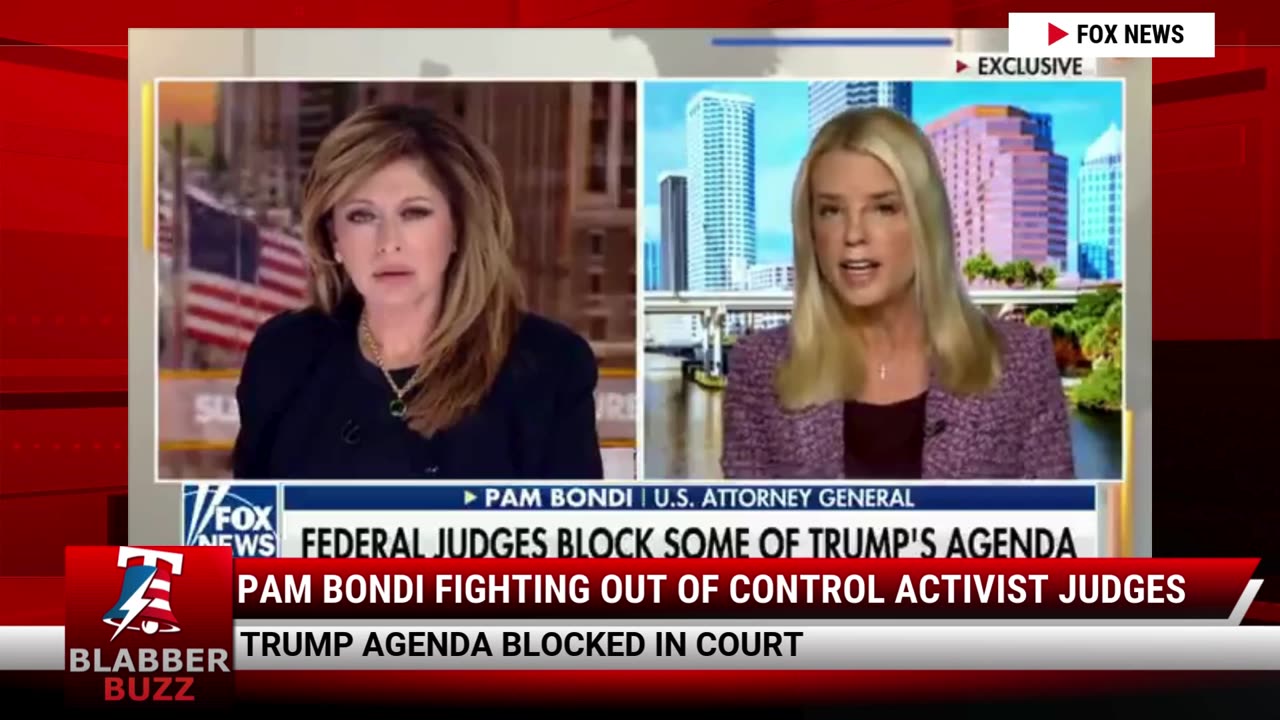 Pam Bondi Fighting Out Of Control Activist Judges