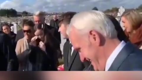 man played a prerecorded message at his own funeral