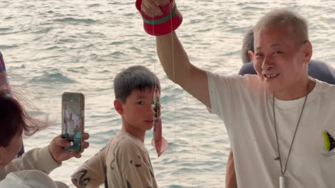 Squid Fishing with John's Tours in Phu Quoc, Vietnam