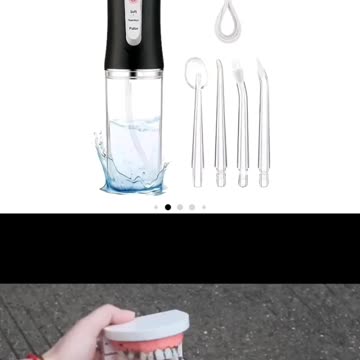 Healthier teeth with the Portable Rechargeable Water Flosser