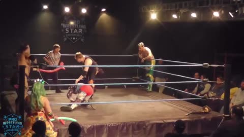 Clockwork Dylan Shaw and Devlin Ridley vs Tarzan Duran and Super Pogo with Boink the Clown