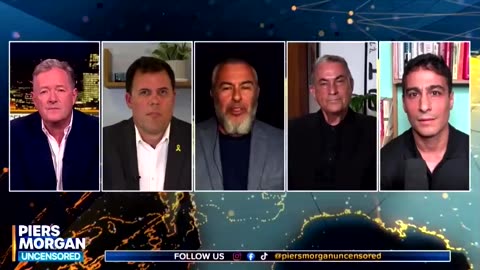 🇵🇸🇮🇱 Piers Morgan: “Why doesn't Israel let the journalists in? Let them go and do their jobs.” Rabbi Yishai Flescher: “Holocaust denial.”😂😂