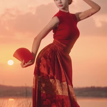 Daily Beauty EP 140 | Sheer Crimson Frock Dynamic Street Dance