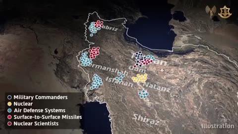 IDF releases strikes map along with claims it’s ‘established air superiority