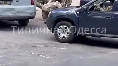 This is what Zelensky and Ursula's "democracy" looks like in the Ukraine. Odessa, 2025.