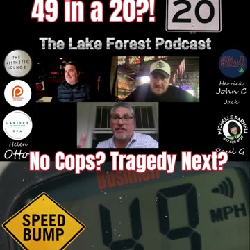 Lake Forest Illinois Oakwood Speeding 49 in a 20