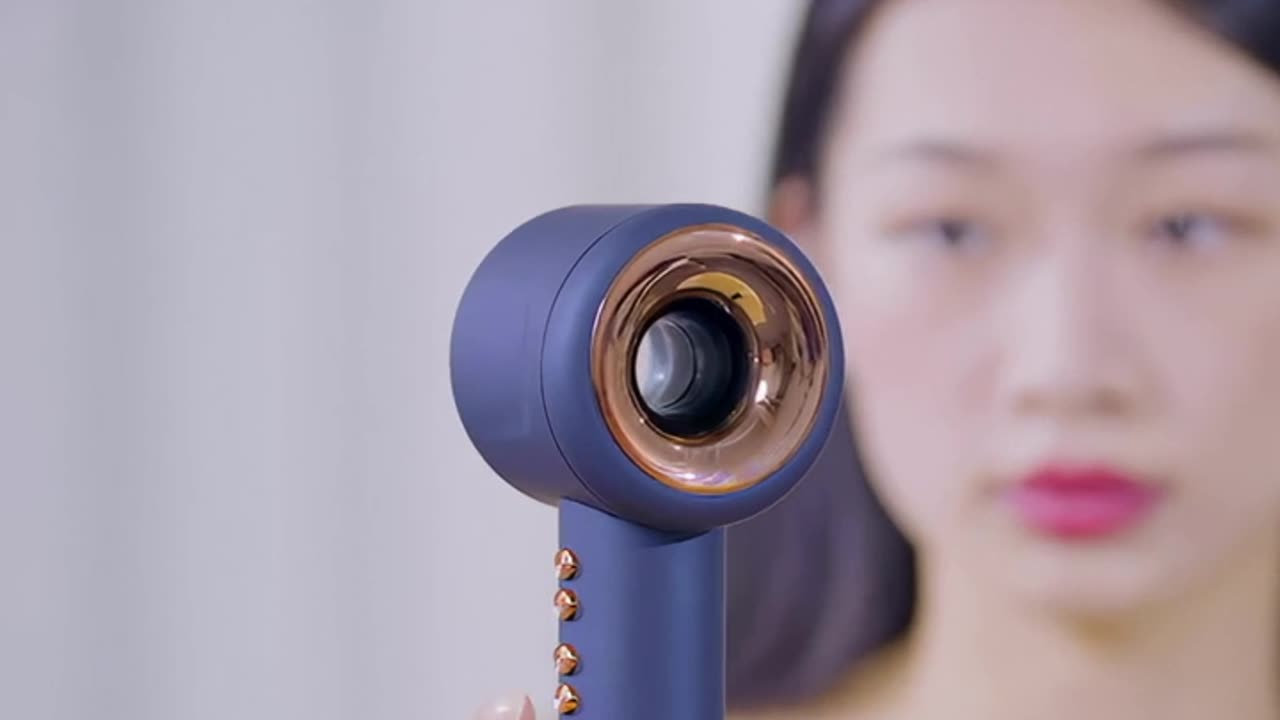 Leafless Personal Hair Dryer with Negative Ion Styling Tool