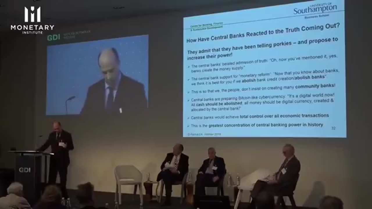 "For anyone who is unaware what is behind CBDC, listen to Prof Richard Werner.