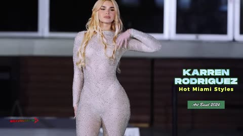 Fashion Model Karen Rodriguez ｜ Hot Miami Styles ｜ Art Basel ｜ Fusion Fasion Events