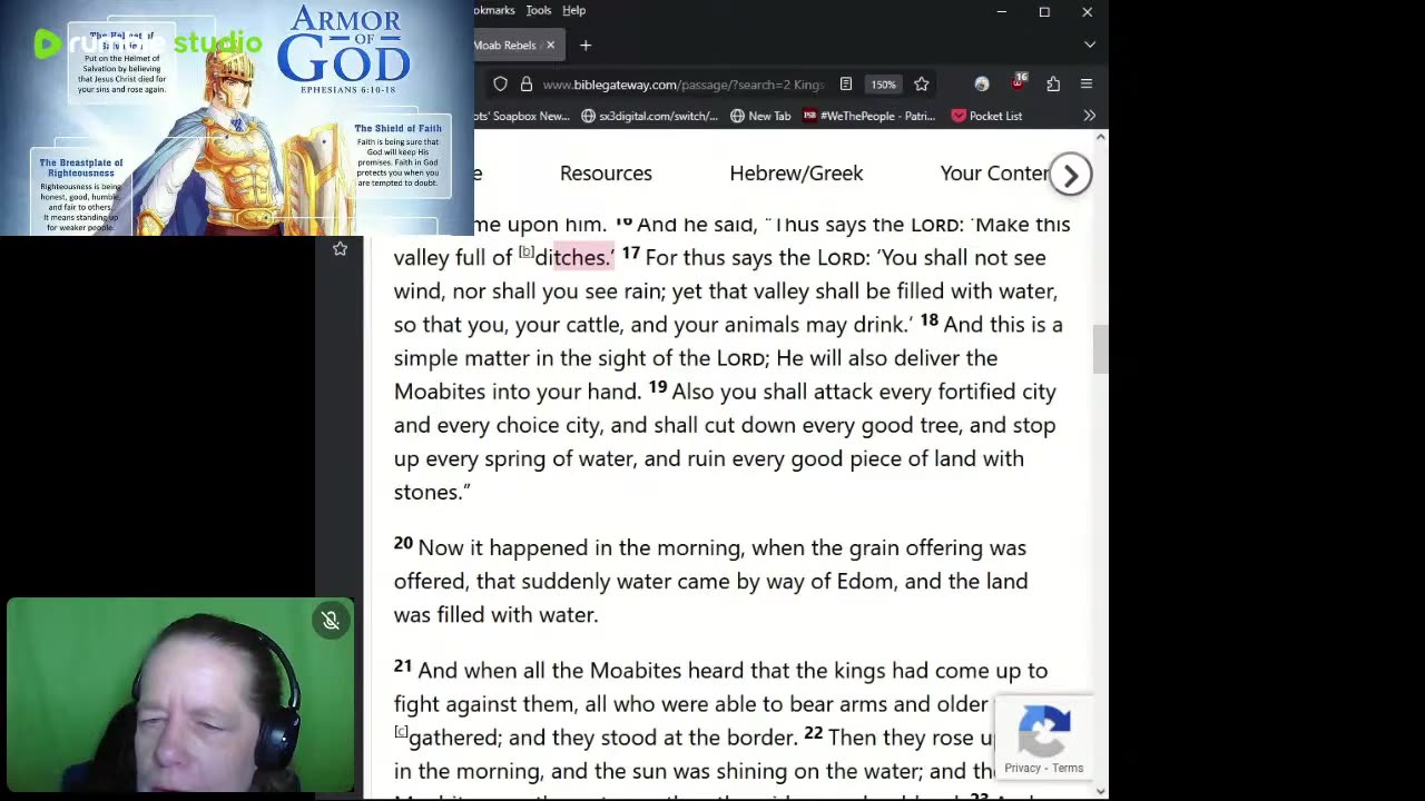 Journey Through The Bible - 2 Kings 3 - Moab Wars Against Israel - 08172025