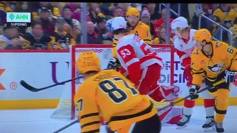 Penguins C #87 Sidney Crosby PP🥅(23)🏒Slap-Shot Goal