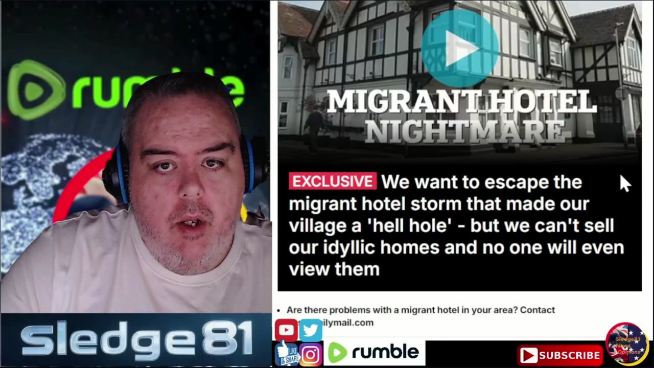 people can't sell houses because of Migrant hotels