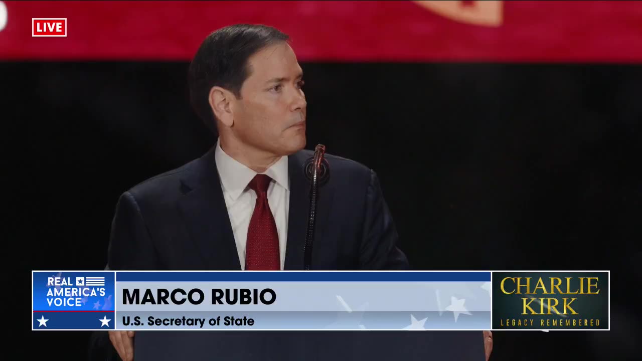 SEC. RUBIO HONORS CHARLIE KIRK