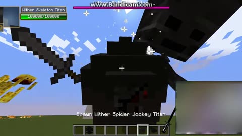 The ttians mod showcase Witherzilla is so huge!