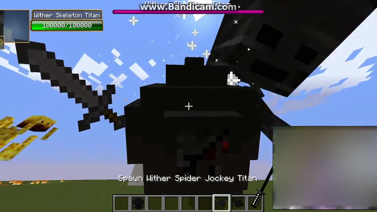 The ttians mod showcase Witherzilla is so huge!