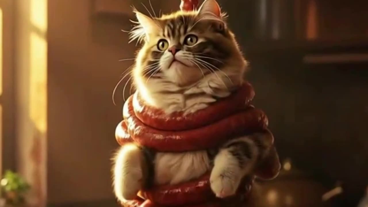 Sausage Swiper Cat 🌭🐱