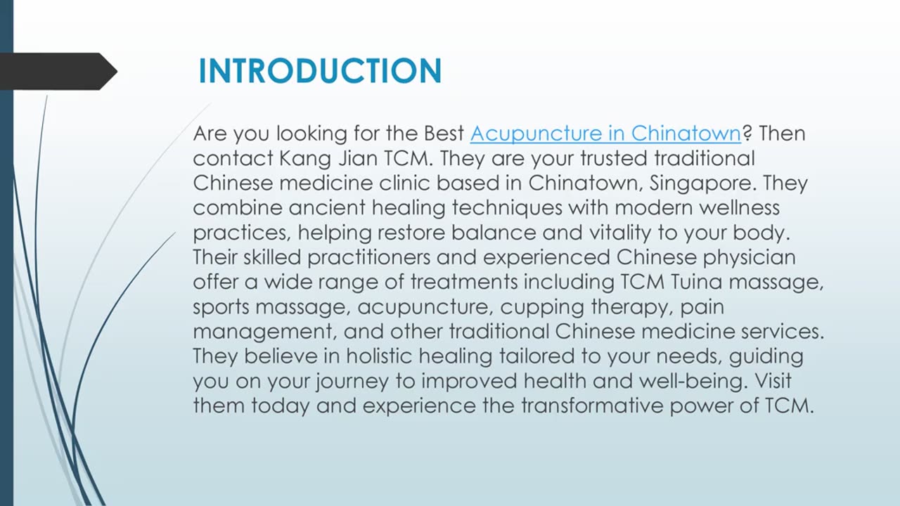 Best Acupuncture in Chinatown
