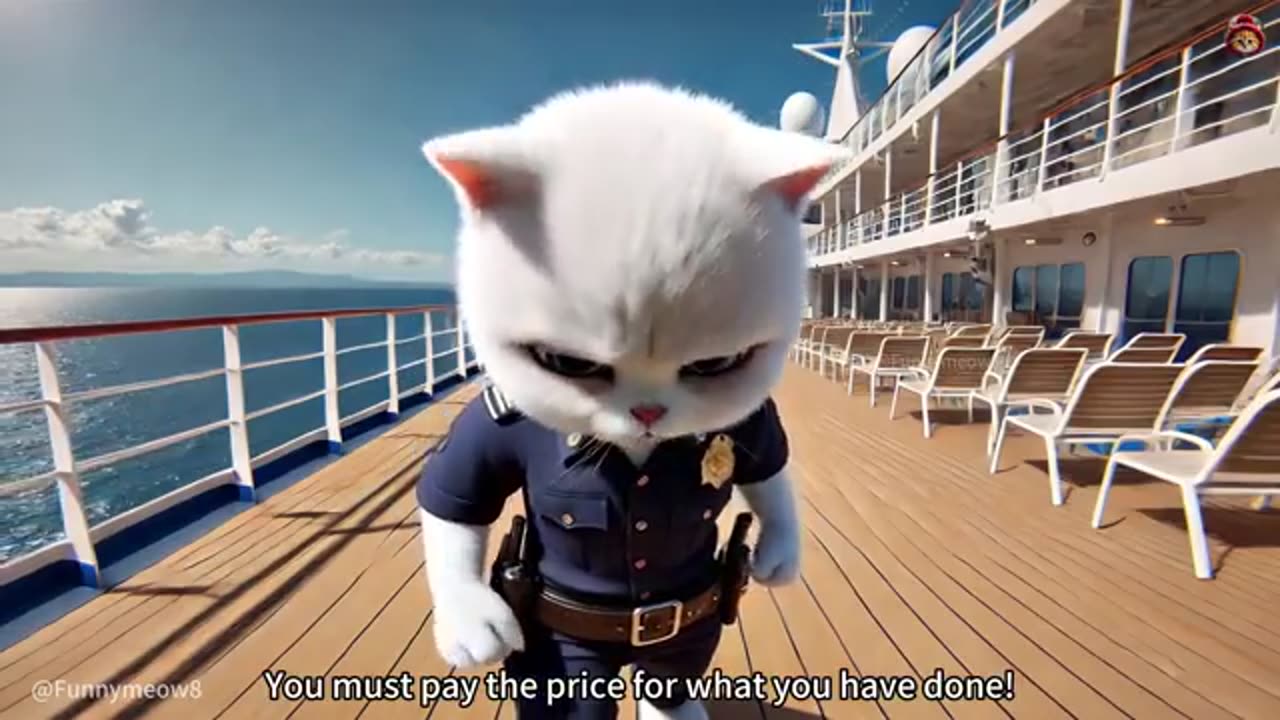 cat dad and kitten embarked