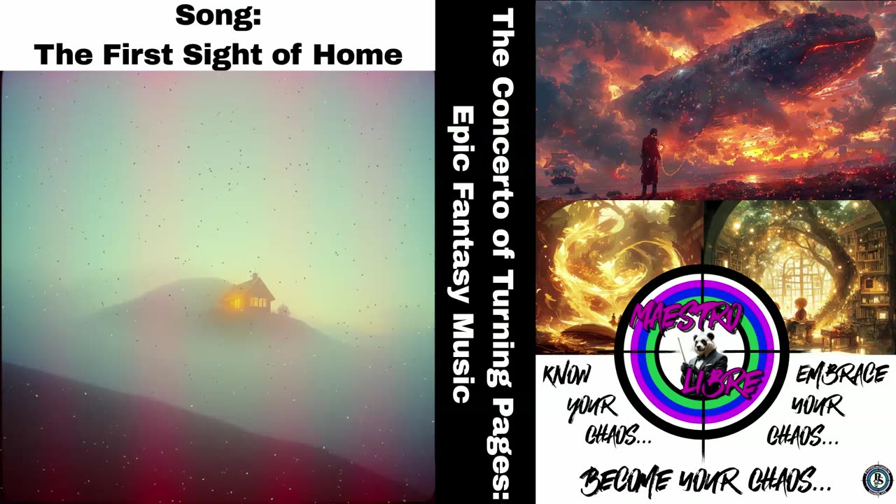 The First Sight of Home | Gentle Ambient Fantasy Music for Reading & Study